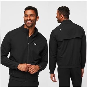 FIGS Men’s Cobaki Scrub Jacket - Medium - Black